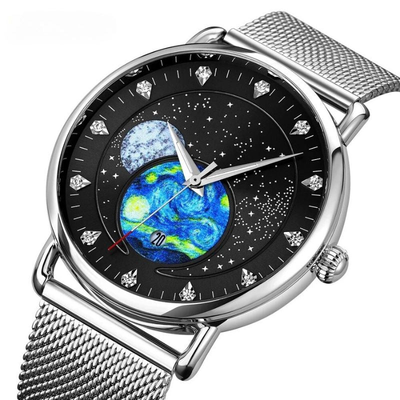 Mondlicht Glühen Mechanische Uhr