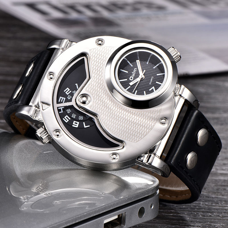 Multi-Zonen-Lederarmbanduhr