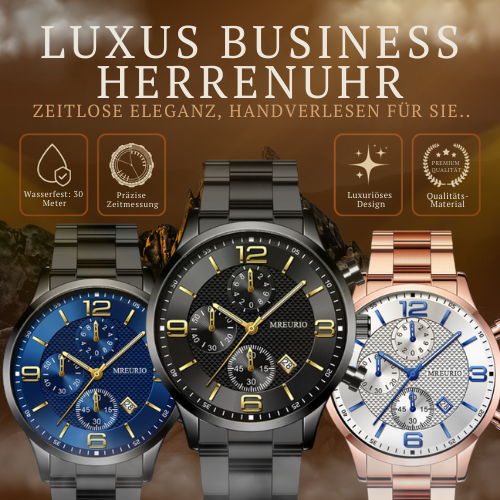 Luxuriöse Herren-Armbanduhr