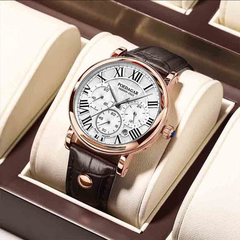 Luxus Freizeitmode Chronograph Uhr